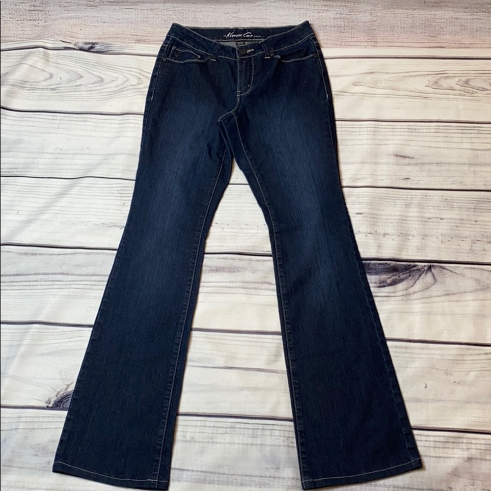 KENNETH COLE WOMEN'S BOOTCUT JEANS IN BLUE SIZE 25 - Picture 1 of 6